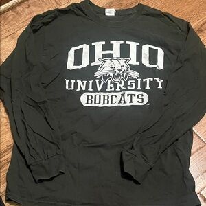 Ohio University Bobcats Black Long Sleeve Shirt